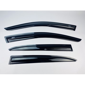 Дефлектори вікон Opel Astra G 1998-2003-2008 Sedan/HB  накладні (DEFL) Q2-2